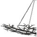Rainforest 14 Light 74 inch Rustic Bronze Chandelier Ceiling Light, Large